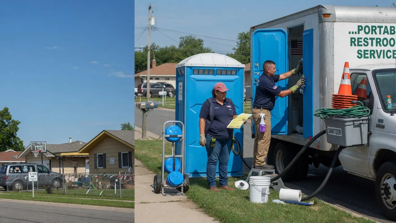 Portable Toilet Rental in Fithian, IL near me
